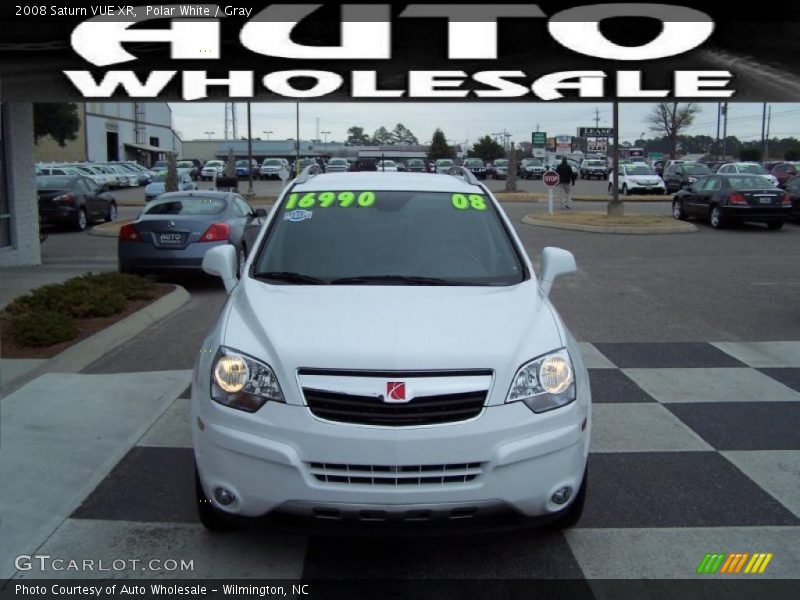Polar White / Gray 2008 Saturn VUE XR