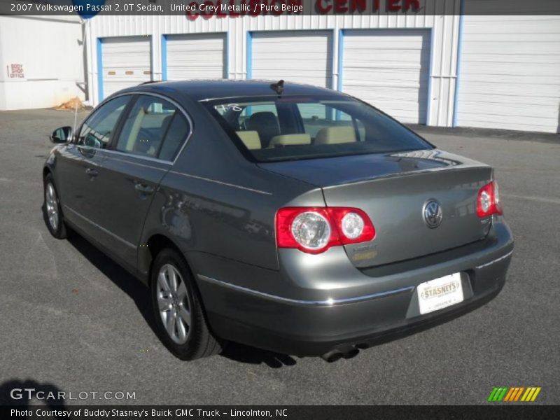 United Grey Metallic / Pure Beige 2007 Volkswagen Passat 2.0T Sedan