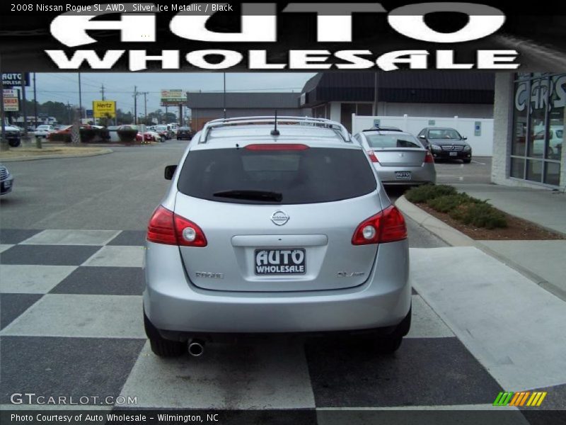 Silver Ice Metallic / Black 2008 Nissan Rogue SL AWD