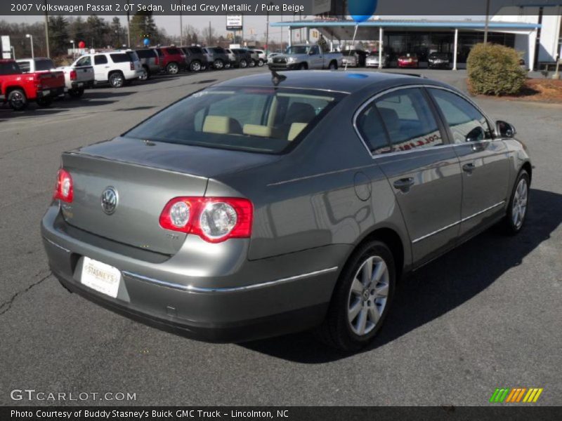 United Grey Metallic / Pure Beige 2007 Volkswagen Passat 2.0T Sedan