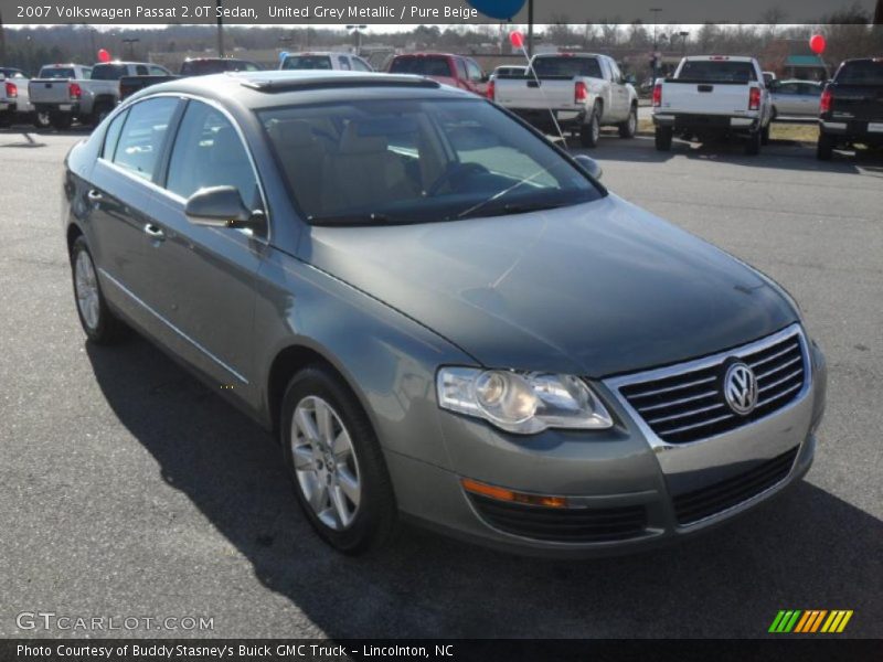 United Grey Metallic / Pure Beige 2007 Volkswagen Passat 2.0T Sedan
