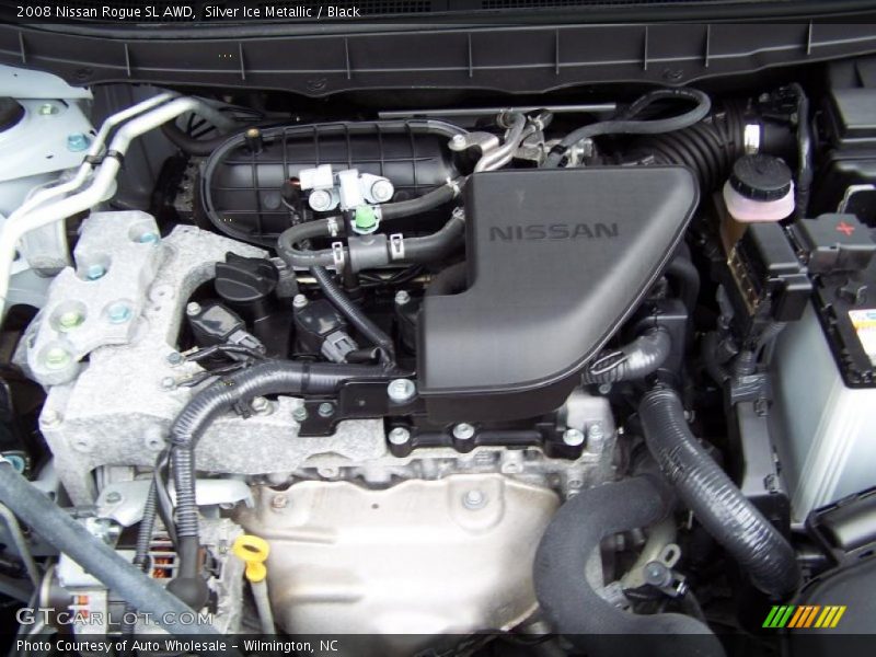 Silver Ice Metallic / Black 2008 Nissan Rogue SL AWD