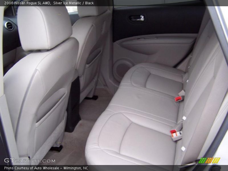 Silver Ice Metallic / Black 2008 Nissan Rogue SL AWD