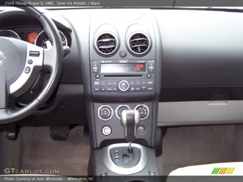 Silver Ice Metallic / Black 2008 Nissan Rogue SL AWD