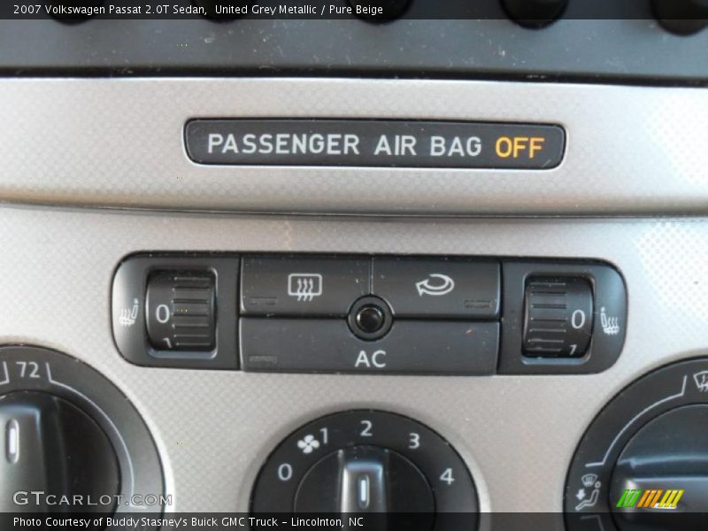 United Grey Metallic / Pure Beige 2007 Volkswagen Passat 2.0T Sedan