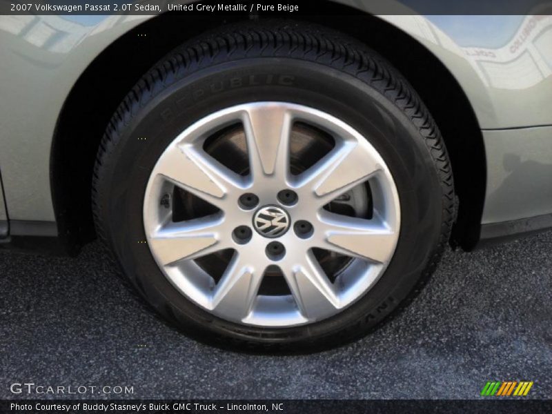 United Grey Metallic / Pure Beige 2007 Volkswagen Passat 2.0T Sedan