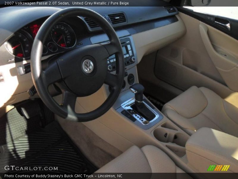 United Grey Metallic / Pure Beige 2007 Volkswagen Passat 2.0T Sedan