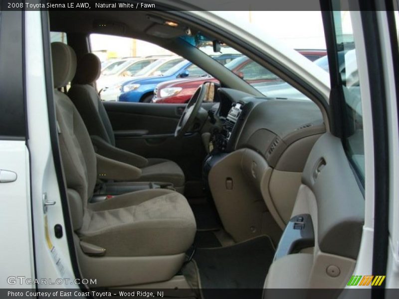 Natural White / Fawn 2008 Toyota Sienna LE AWD