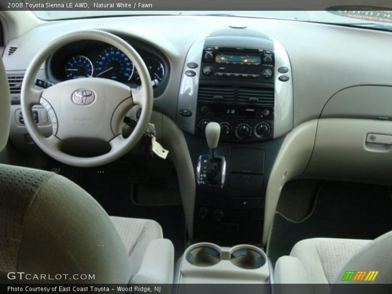 Natural White / Fawn 2008 Toyota Sienna LE AWD