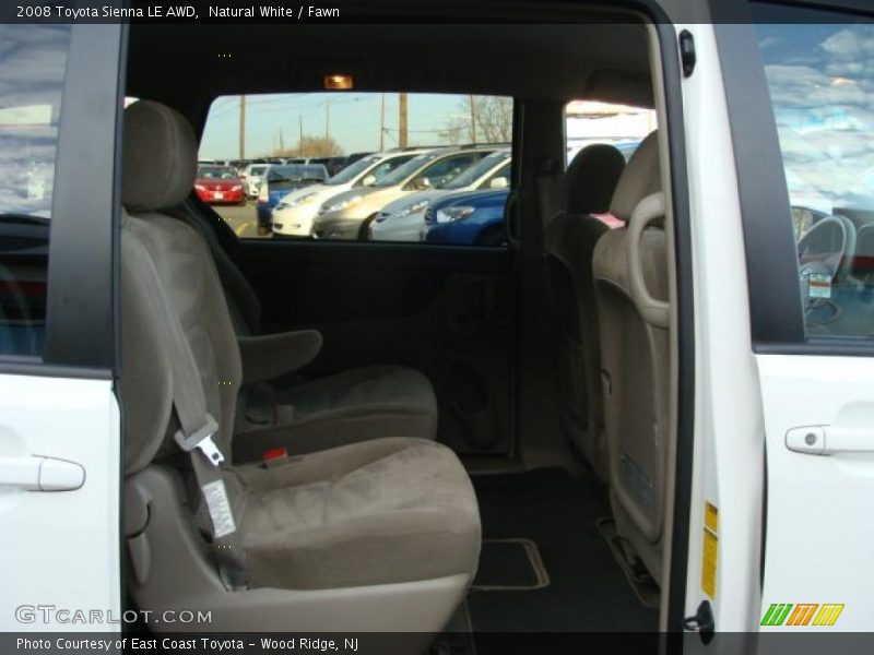 Natural White / Fawn 2008 Toyota Sienna LE AWD