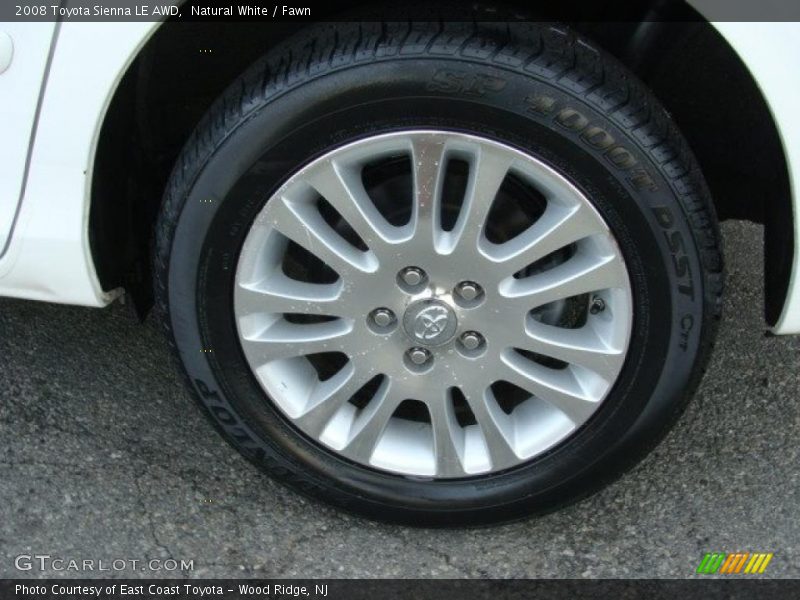  2008 Sienna LE AWD Wheel