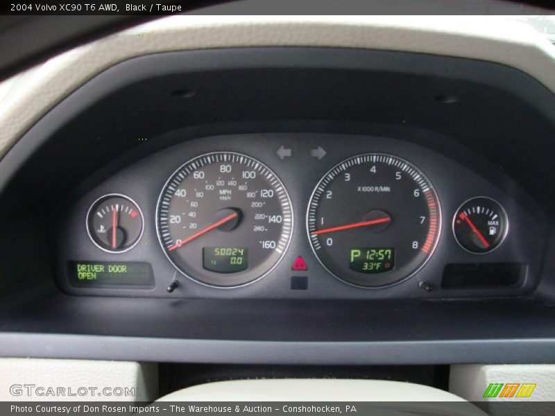 Black / Taupe 2004 Volvo XC90 T6 AWD