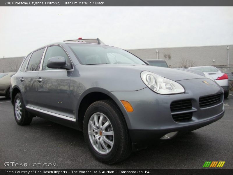 Titanium Metallic / Black 2004 Porsche Cayenne Tiptronic