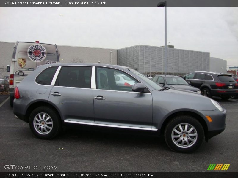 Titanium Metallic / Black 2004 Porsche Cayenne Tiptronic