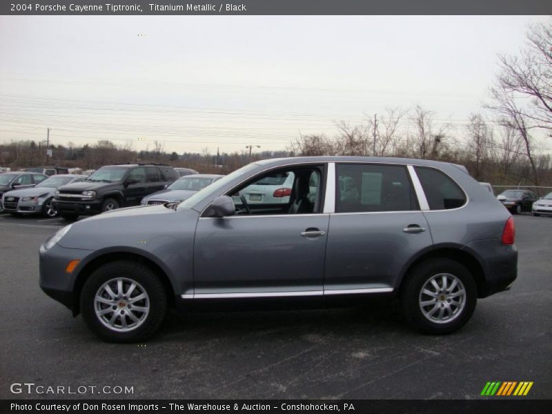 Titanium Metallic / Black 2004 Porsche Cayenne Tiptronic