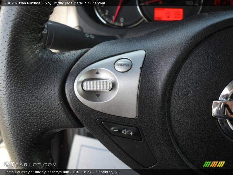 Mystic Jade Metallic / Charcoal 2009 Nissan Maxima 3.5 S