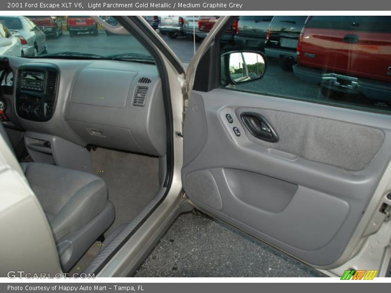 Light Parchment Gold Metallic / Medium Graphite Grey 2001 Ford Escape XLT V6