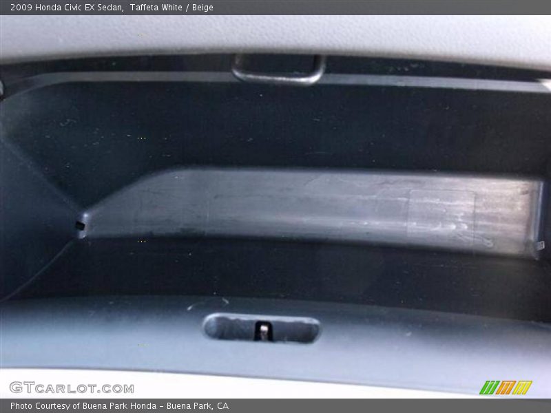 Taffeta White / Beige 2009 Honda Civic EX Sedan