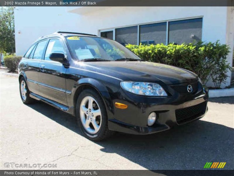 Black Mica / Off Black 2002 Mazda Protege 5 Wagon