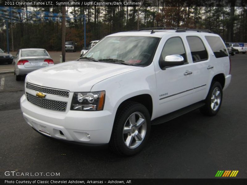 Summit White / Light Cashmere/Dark Cashmere 2011 Chevrolet Tahoe LTZ