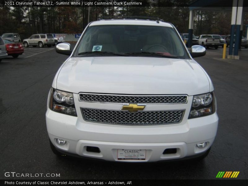 Summit White / Light Cashmere/Dark Cashmere 2011 Chevrolet Tahoe LTZ