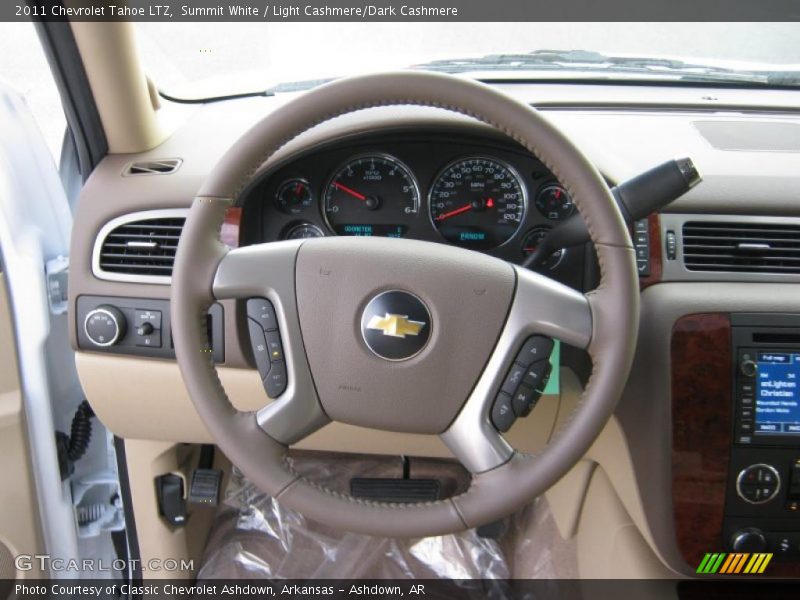 Summit White / Light Cashmere/Dark Cashmere 2011 Chevrolet Tahoe LTZ