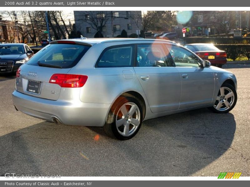 Light Silver Metallic / Black 2008 Audi A6 3.2 quattro Avant