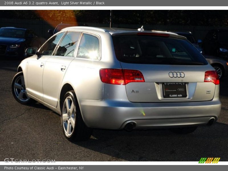 Light Silver Metallic / Black 2008 Audi A6 3.2 quattro Avant