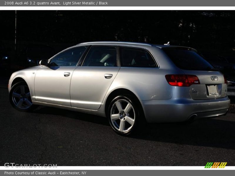 Light Silver Metallic / Black 2008 Audi A6 3.2 quattro Avant