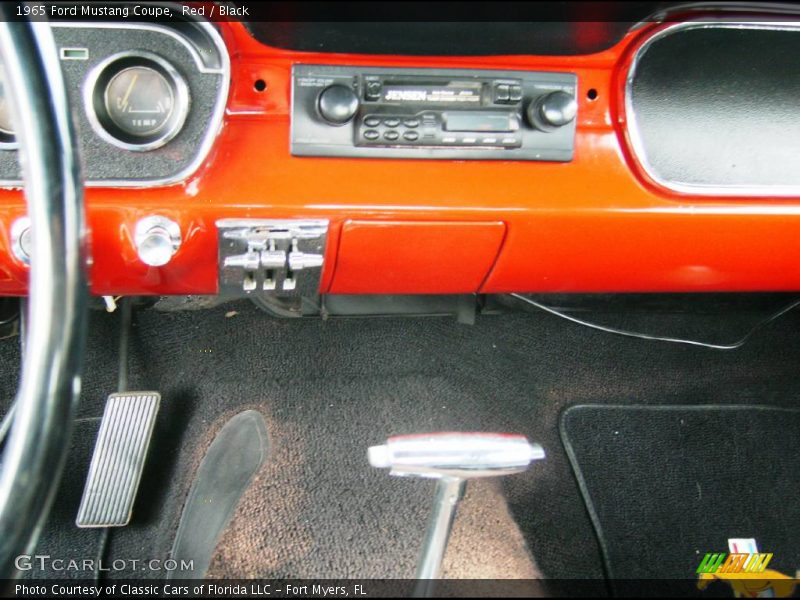 Red / Black 1965 Ford Mustang Coupe