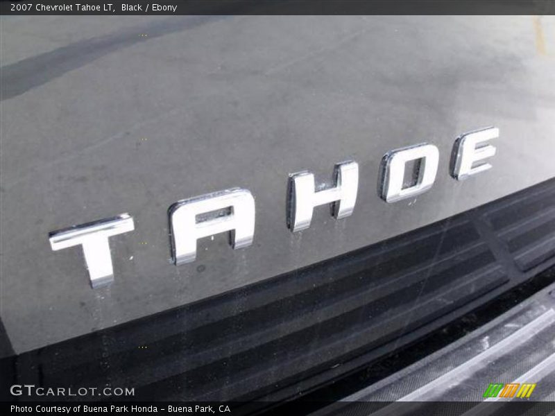 Black / Ebony 2007 Chevrolet Tahoe LT