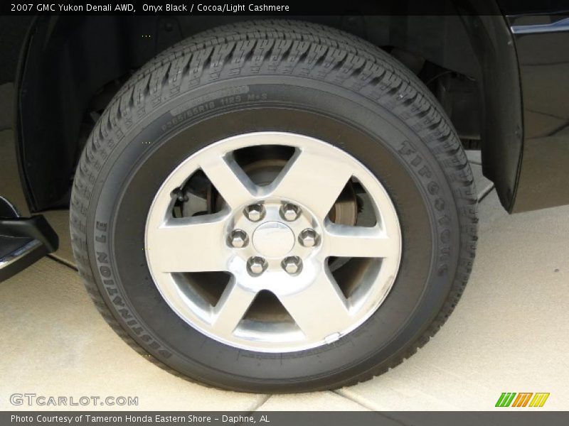 Onyx Black / Cocoa/Light Cashmere 2007 GMC Yukon Denali AWD