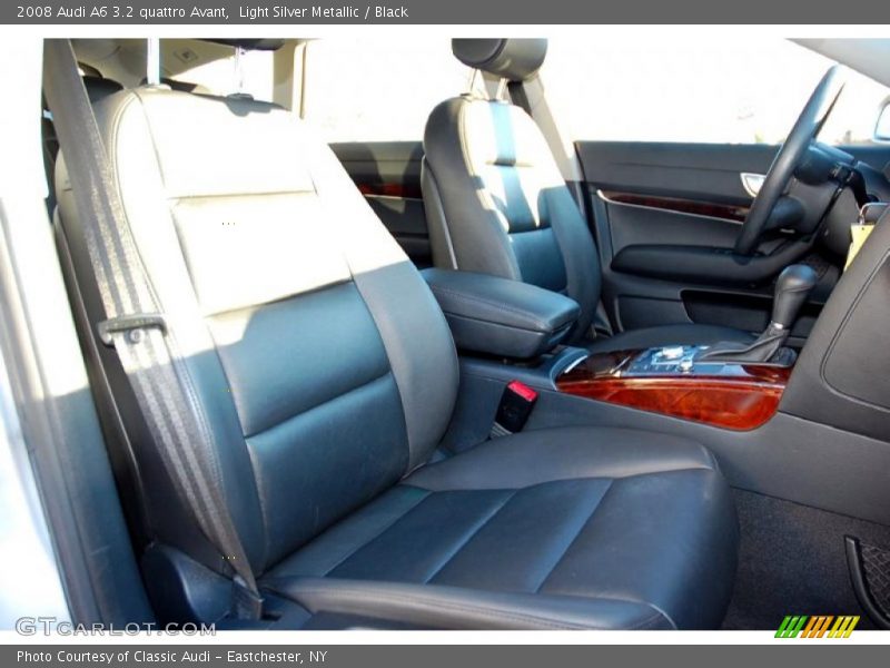 Light Silver Metallic / Black 2008 Audi A6 3.2 quattro Avant