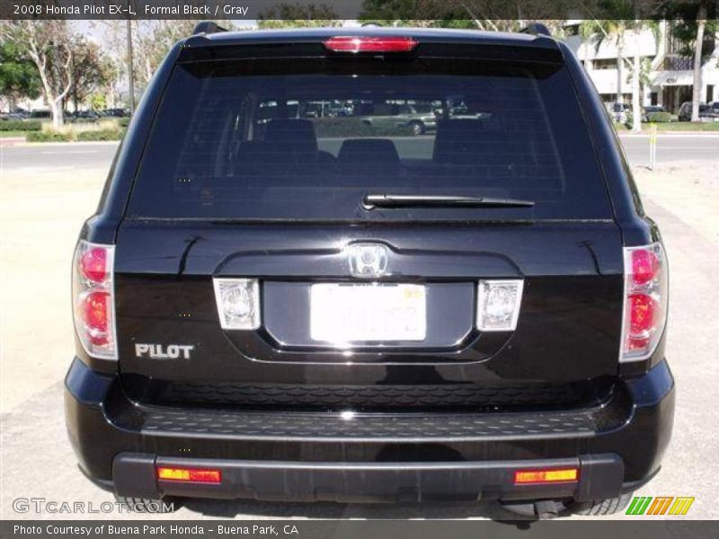 Formal Black / Gray 2008 Honda Pilot EX-L