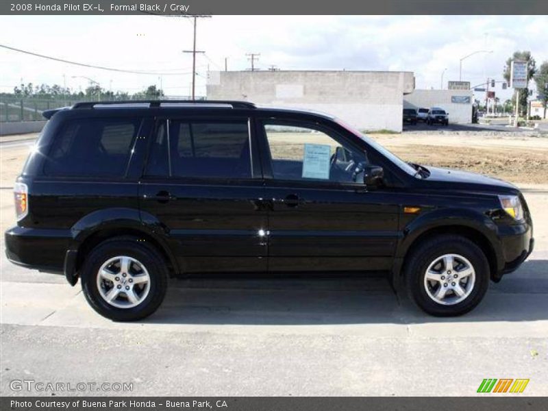 Formal Black / Gray 2008 Honda Pilot EX-L