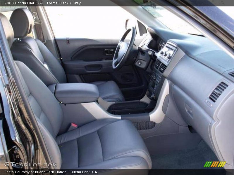 Formal Black / Gray 2008 Honda Pilot EX-L