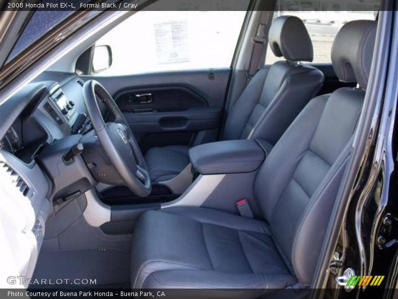Formal Black / Gray 2008 Honda Pilot EX-L