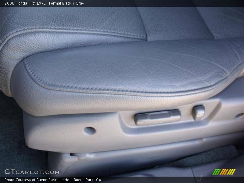 Formal Black / Gray 2008 Honda Pilot EX-L