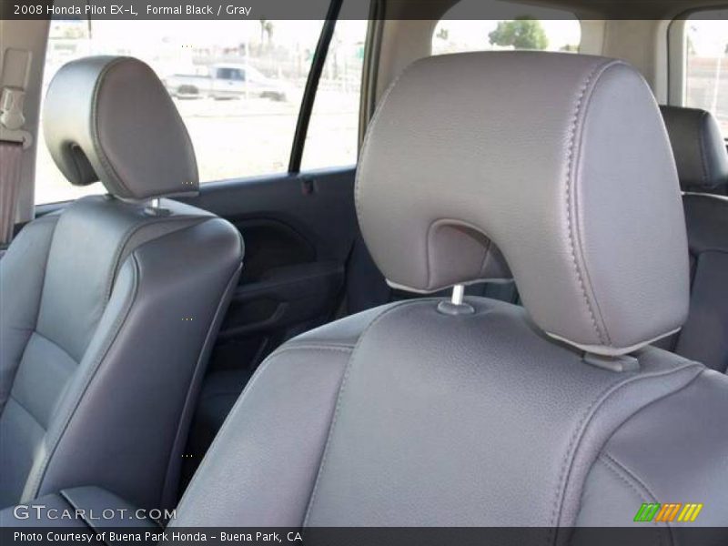 Formal Black / Gray 2008 Honda Pilot EX-L