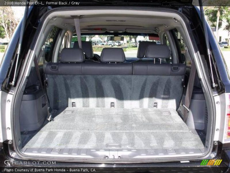 Formal Black / Gray 2008 Honda Pilot EX-L