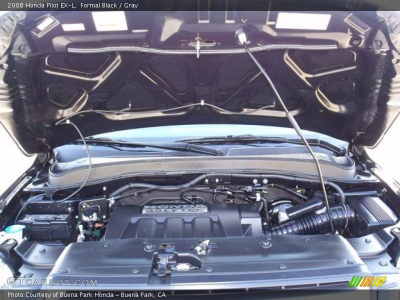 Formal Black / Gray 2008 Honda Pilot EX-L