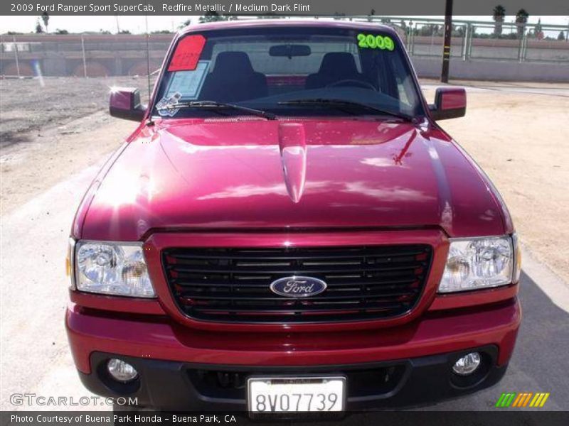 Redfire Metallic / Medium Dark Flint 2009 Ford Ranger Sport SuperCab