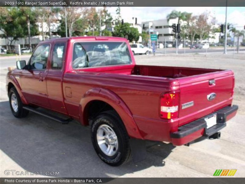 Redfire Metallic / Medium Dark Flint 2009 Ford Ranger Sport SuperCab