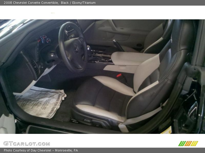  2008 Corvette Convertible Ebony/Titanium Interior