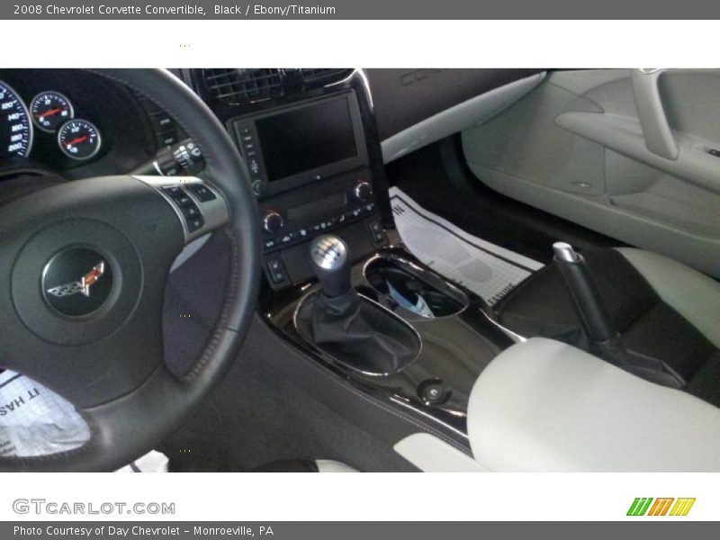 Black / Ebony/Titanium 2008 Chevrolet Corvette Convertible