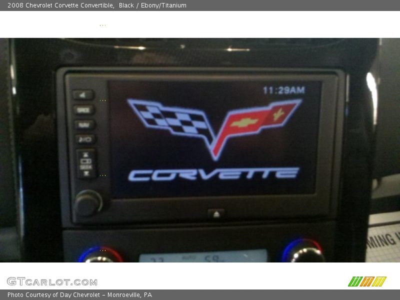 Black / Ebony/Titanium 2008 Chevrolet Corvette Convertible