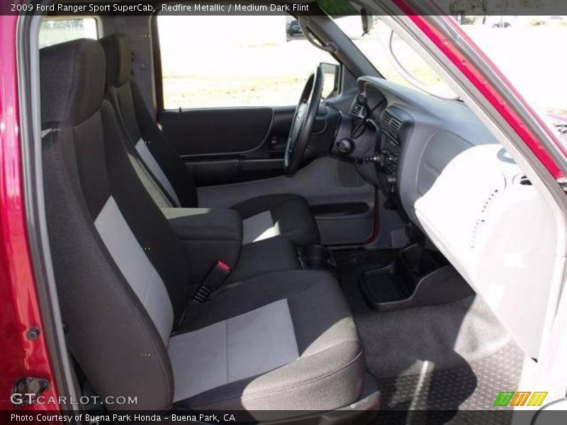  2009 Ranger Sport SuperCab Medium Dark Flint Interior