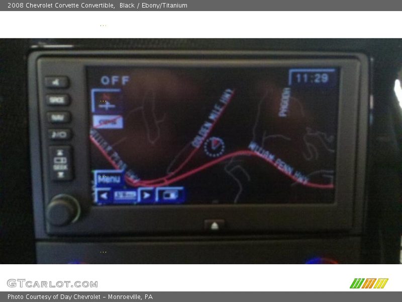 Black / Ebony/Titanium 2008 Chevrolet Corvette Convertible