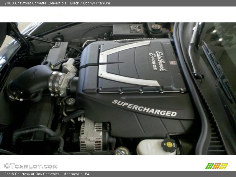  2008 Corvette Convertible Engine - 6.2 Liter Edelbrock Supercharged OHV 16-Valve LS3 V8