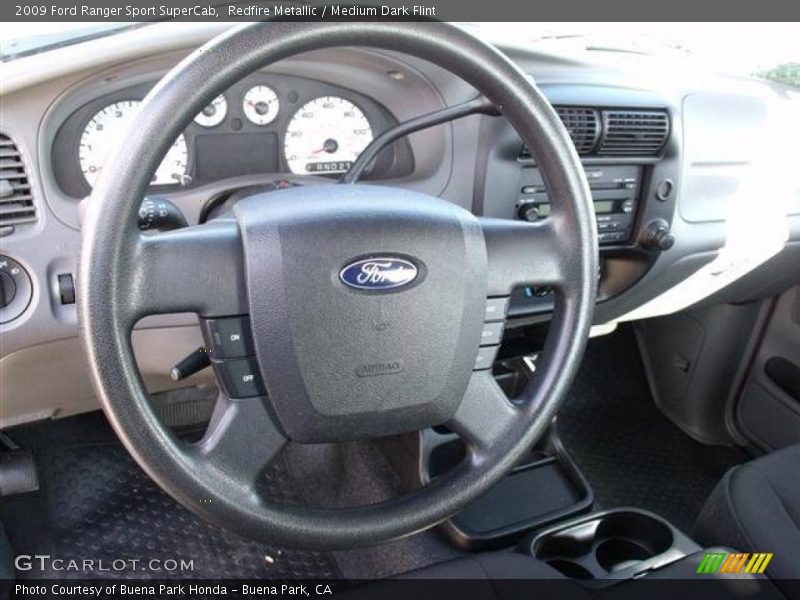  2009 Ranger Sport SuperCab Medium Dark Flint Interior